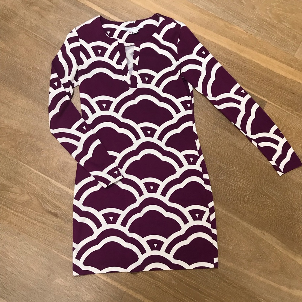 Diane Von Furstenberg, purple Size 2.